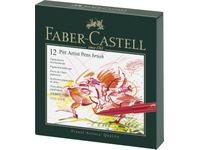 FABER-CASTELL PITT ARTIST BRUSH TEKENPENNEN STUDIOBOX 12ST.