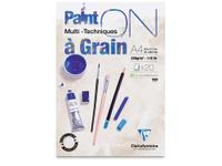 CLAIREFONTAINE PAINT-ON A2 A GRAIN 250GR BLOCK 20BL