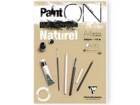 CLAIREFONTAINE PAINT-ON A2 NATURAL 250GR BLOCK 30BL