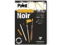 CLAIREFONTAINE PAINT-ON A5 SCHWARZ 250GR BLOCK 20BL