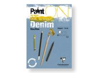 CLAIREFONTAINE PAINT-ON A4 DEMIN BLAU 250GR BLOCK 15BL
