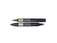 WINSOR & NEWTON PROMARKER SET GOLD SILVER 2X