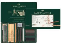 FABER CASTELL PITT MONOCHROME SET 33-TEILIG FC-112977