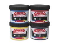 SPEEDBALL FABRIC SCREEN PRINTING INK BASIC SET 4X118ML