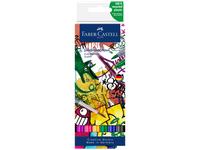 FABER CASTELL GOLDFABER AQAU DUAL MARKER SET GRAFFITI 6 STÜCK