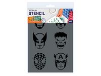 QBIX SCHABLONE ICON 2: SUPERHEROS A4