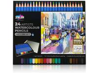 ZIELER AQUARELPOTLODEN SET 24 STUKS