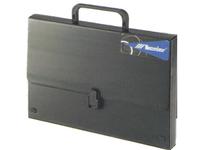 ZEICHENMAPPE 36X25,5CM 5,5CM SCHWARZ (B4G)