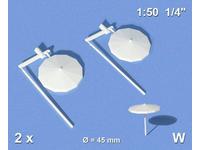 1:50 SONNENSCHIRME (2 STÜCK)