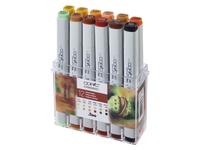 COPIC CLASSIC MARKERSET AUTUMN COLOURS 12X