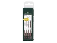 FABER-CASTELL PITT ARTIST PEN SET SEPIA 4 STÜCK