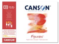 CANSON FIGUERAS ÖLMALPAPIER BLOCK 24X33CM 290GRAM
