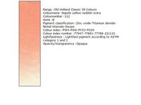 OLD HOLLAND ÖLFARBE B112 40ML NAPLES YELLOW REDDISH EXTRA
