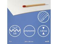 WELLBLECH WEISS 29,0X39,0CM 3,0MM 30.73301.1