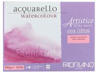 FABRIANO ARTISTICO AQUARELLPAPIER BLOCK 23X30,5 20BL GLATT