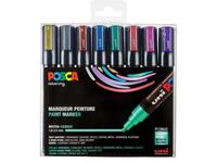 UNI-POSCA 8ER SET PC5M METALLIC 