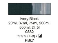 LUKAS STUDIO ÖLFARBE 75ML 382 ELFENBEINSCHWARZ 
