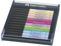 FABER-CASTELL PITT ARTIST BRUSH PEN SET PASTEL 12ST