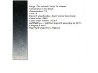 OLD HOLLAND ÖLFARBE A074 225ML IVORY BLACK EXTRA