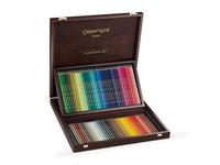 CARAN D'ACHE SUPRACOLOR SOFT STIFTE SET IN HOLZKISTE 80X