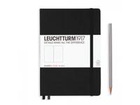 LEUCHTTURM HARDCOVER SCHWARZ UNLINIERT 249 BLATT A5