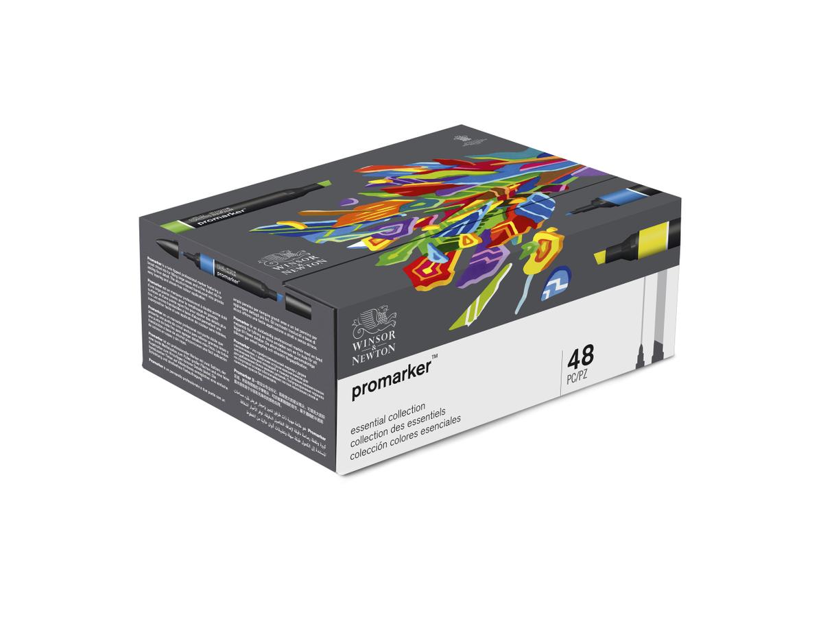 WINSOR & NEWTON PROMARKERSET ESSENTIAL COLLECTION 48X 4