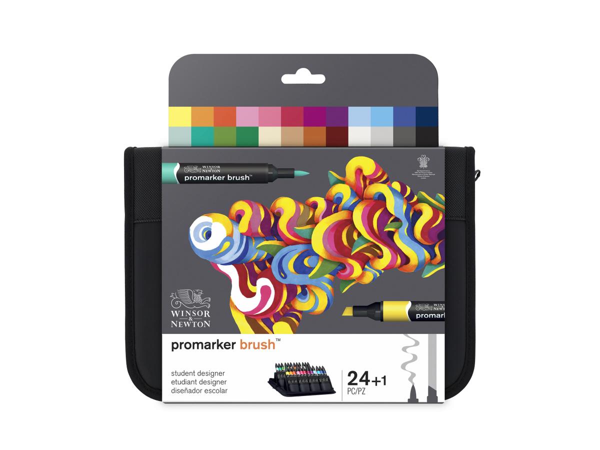 WINSOR & NEWTON PROMARKERSET BRUSH STUDENT DESIGNER 24STÜCK 4