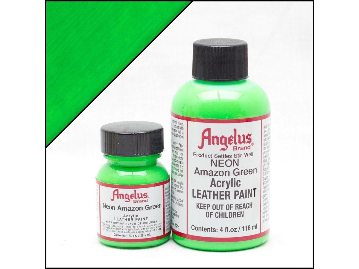ANGELUS LEDERFARBE NEON 29,5ML AMAZONE GREEN  2