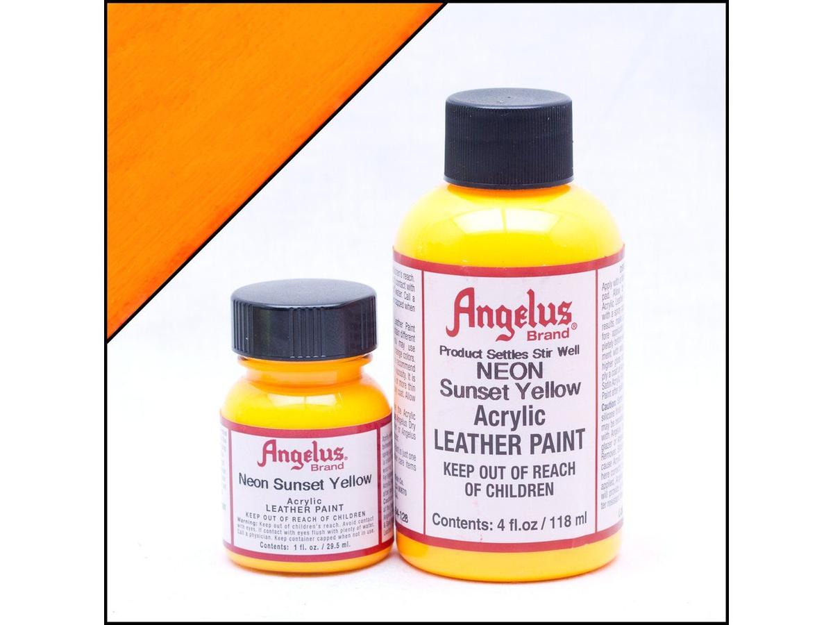 ANGELUS LEDERFARBE NEON 29,5ML SUNSET YELLOW 2