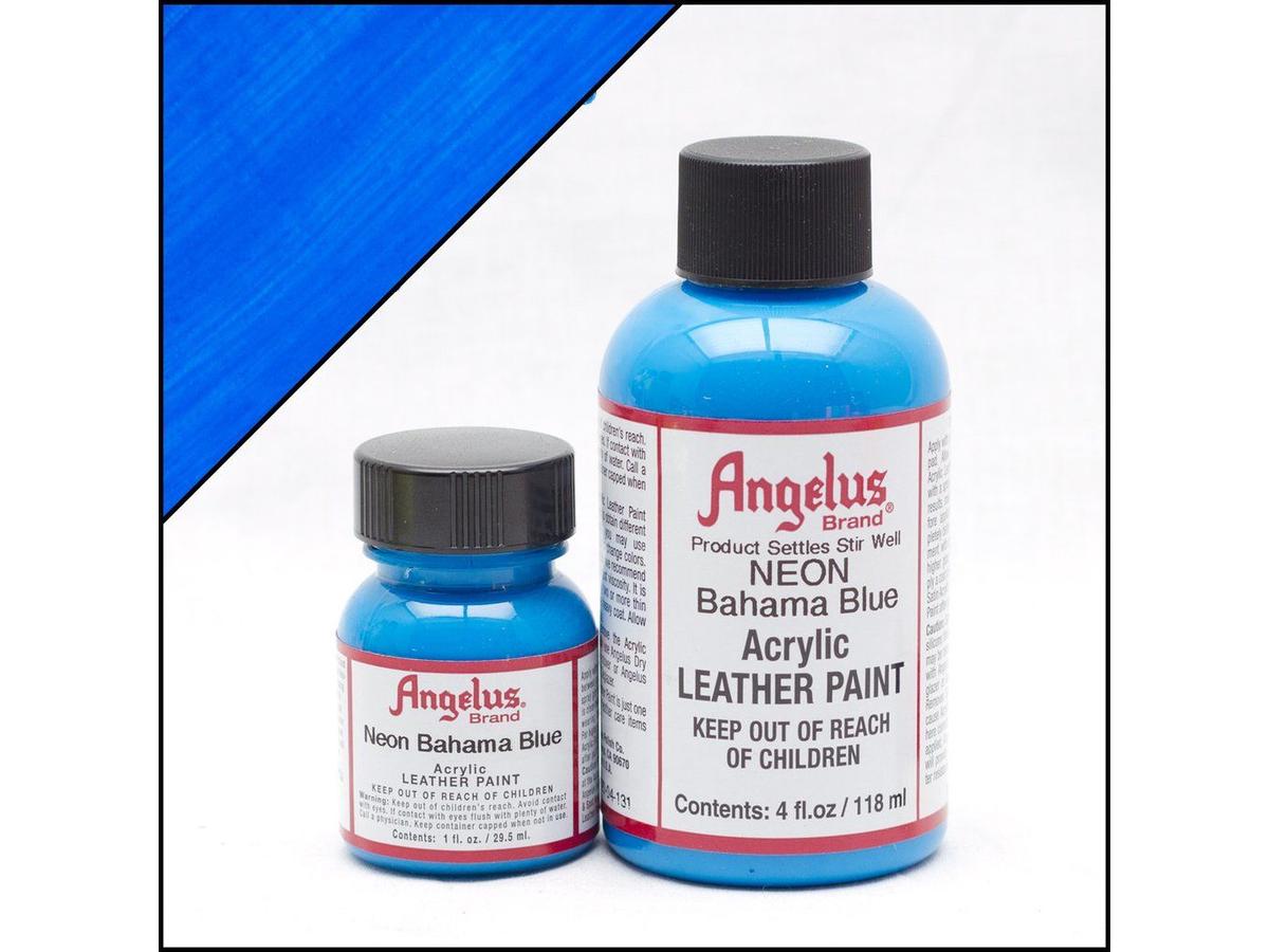 ANGELUS LEDERFARBE NEON 29,5ML BAHAMA BLUE 2