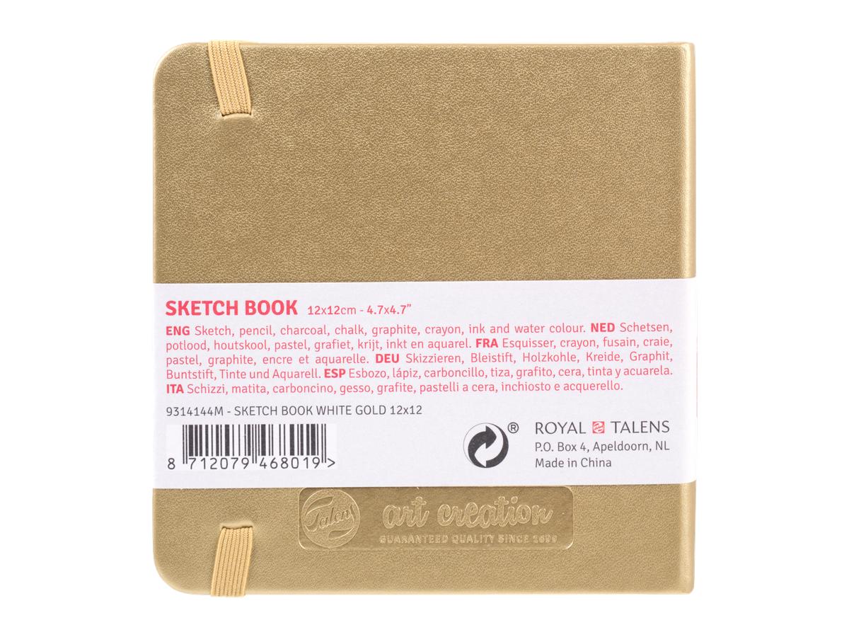 TALENS ART CREATION SKIZZENBUCH WEISSGOLD 12X12CM 140G 80 BLATT 2
