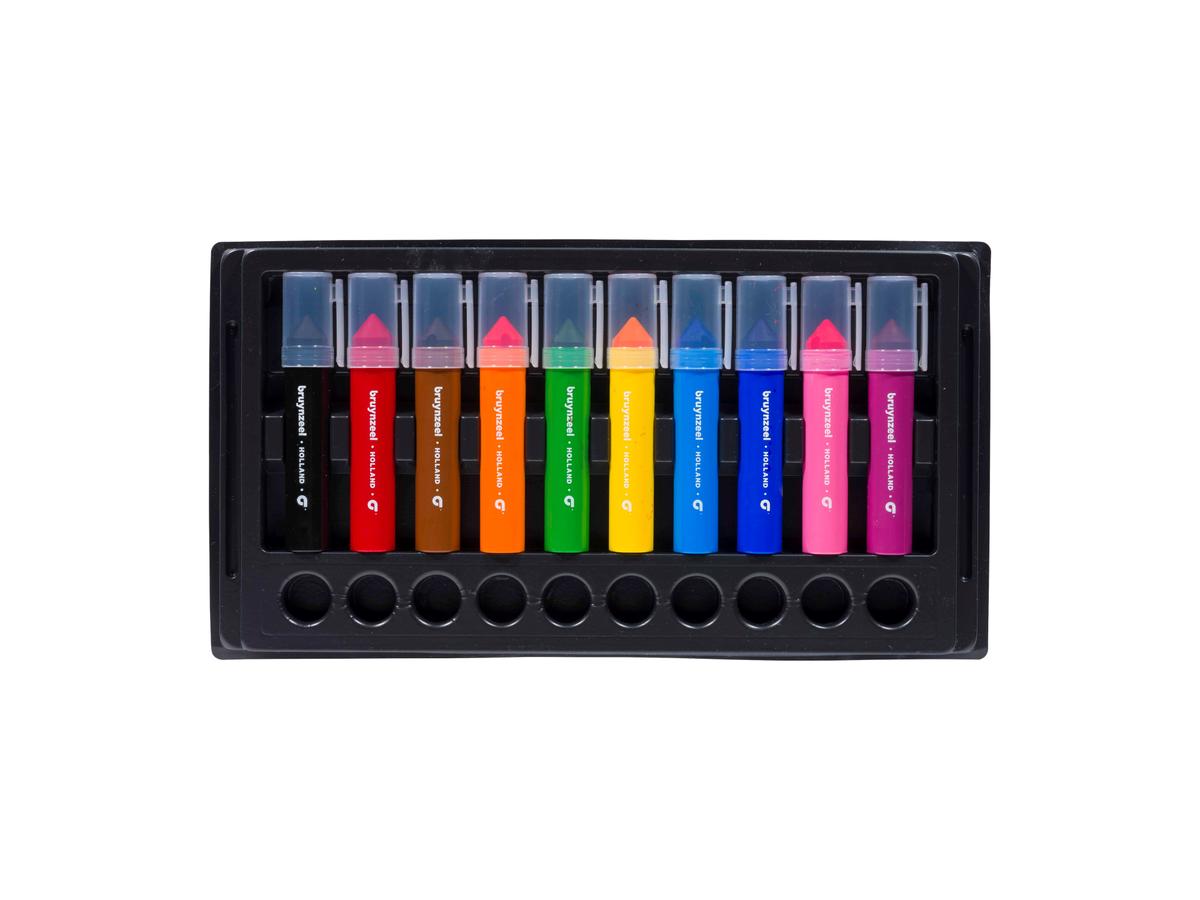 BRUYNZEEL KIDS MEGA POINTS VILTSTIFTEN SET 10 STUKS 2