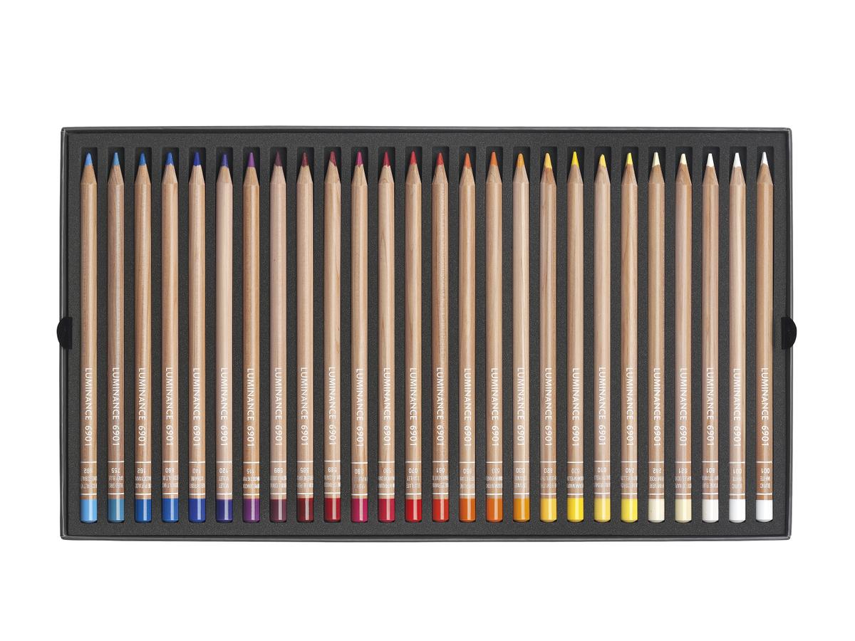 CARAN D' ACHE LUMINANCE BUNTSTIFTE 100STÜCK + 2 BLENDER 5