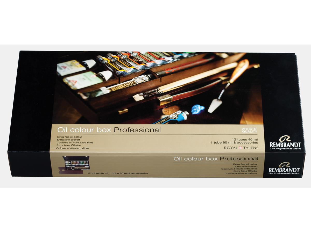 TALENS REMBRANDT ÖLFARBENSET PROFESSIONAL 12X40ML MIT ZUBEHÖR 3
