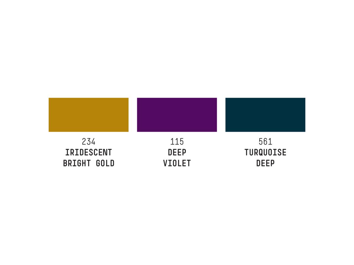 LIQUITEX ARTIST ACRYLIC INK SET POURING DEEP COLORS 3X30ML 2