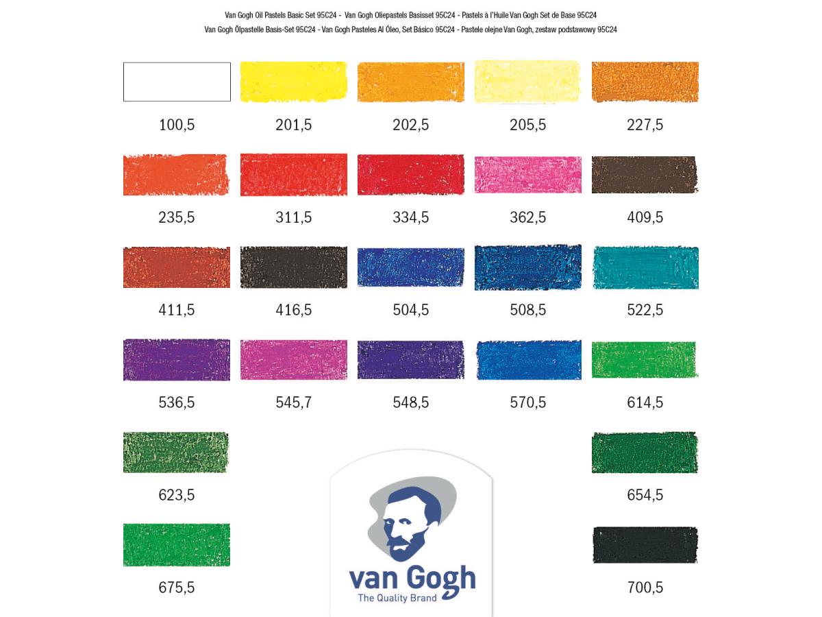 VAN GOGH ÖLPASTELLKREIDE SET 24X 4