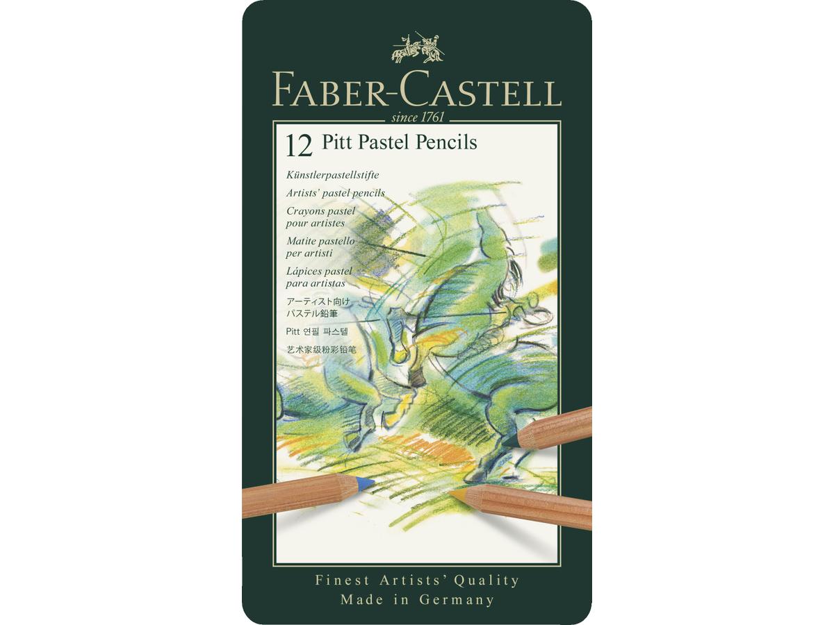 FABER-CASTELL PITT PASTELLSTIFTE ETUI 12 3