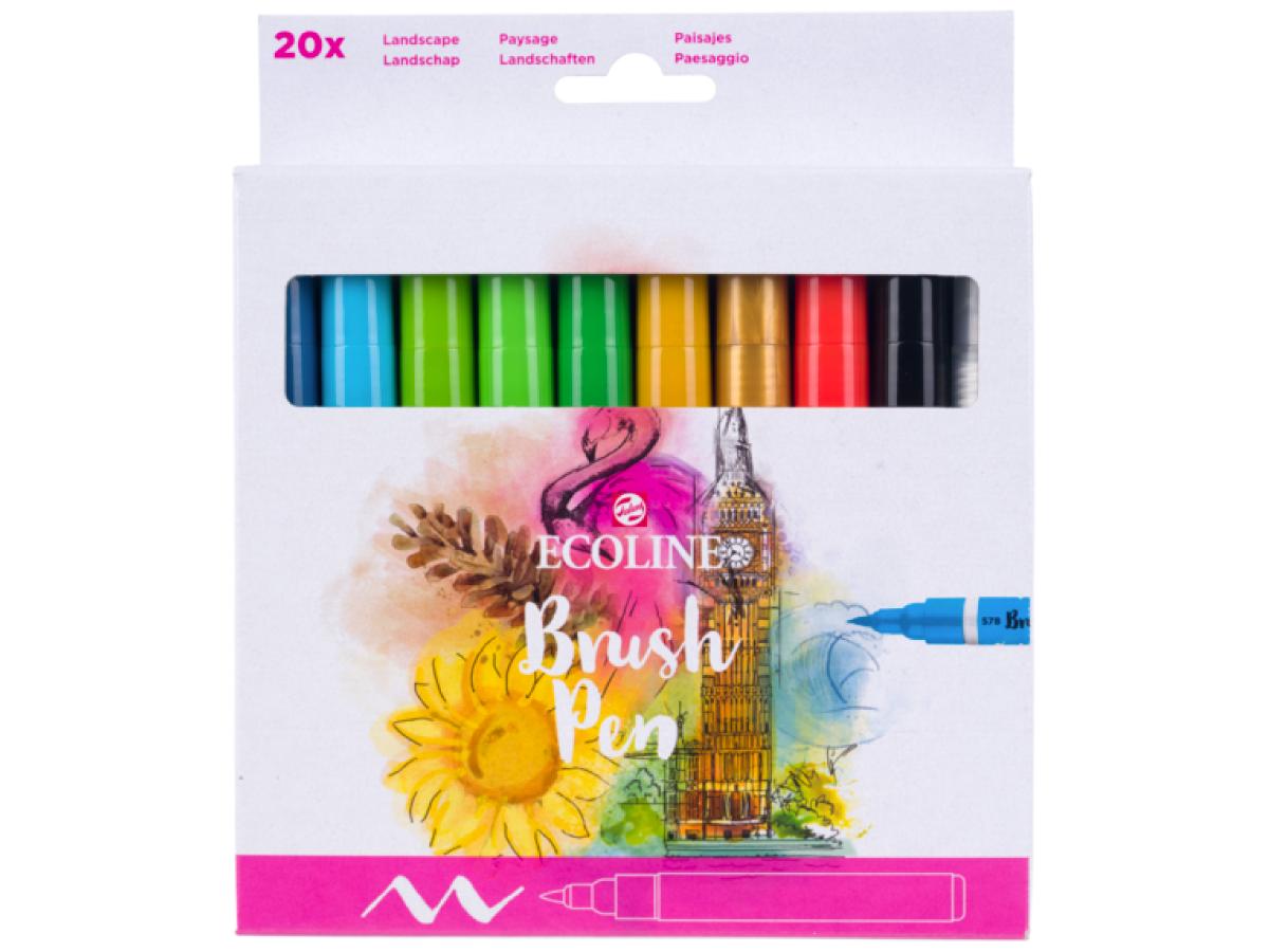TALENS ECOLINE BRUSH PEN SET 20 3