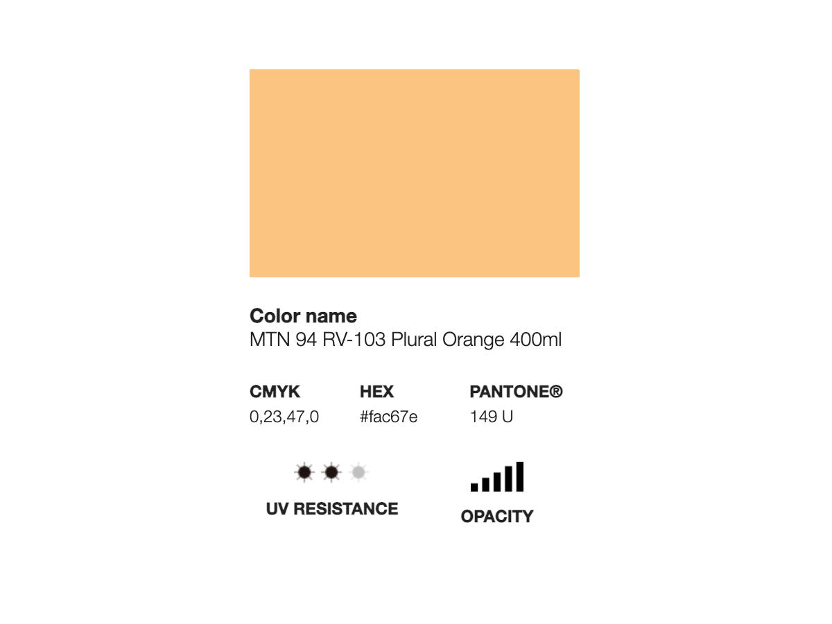 MONTANA 94 400ML RV-103 PLURAL ORANGE 2