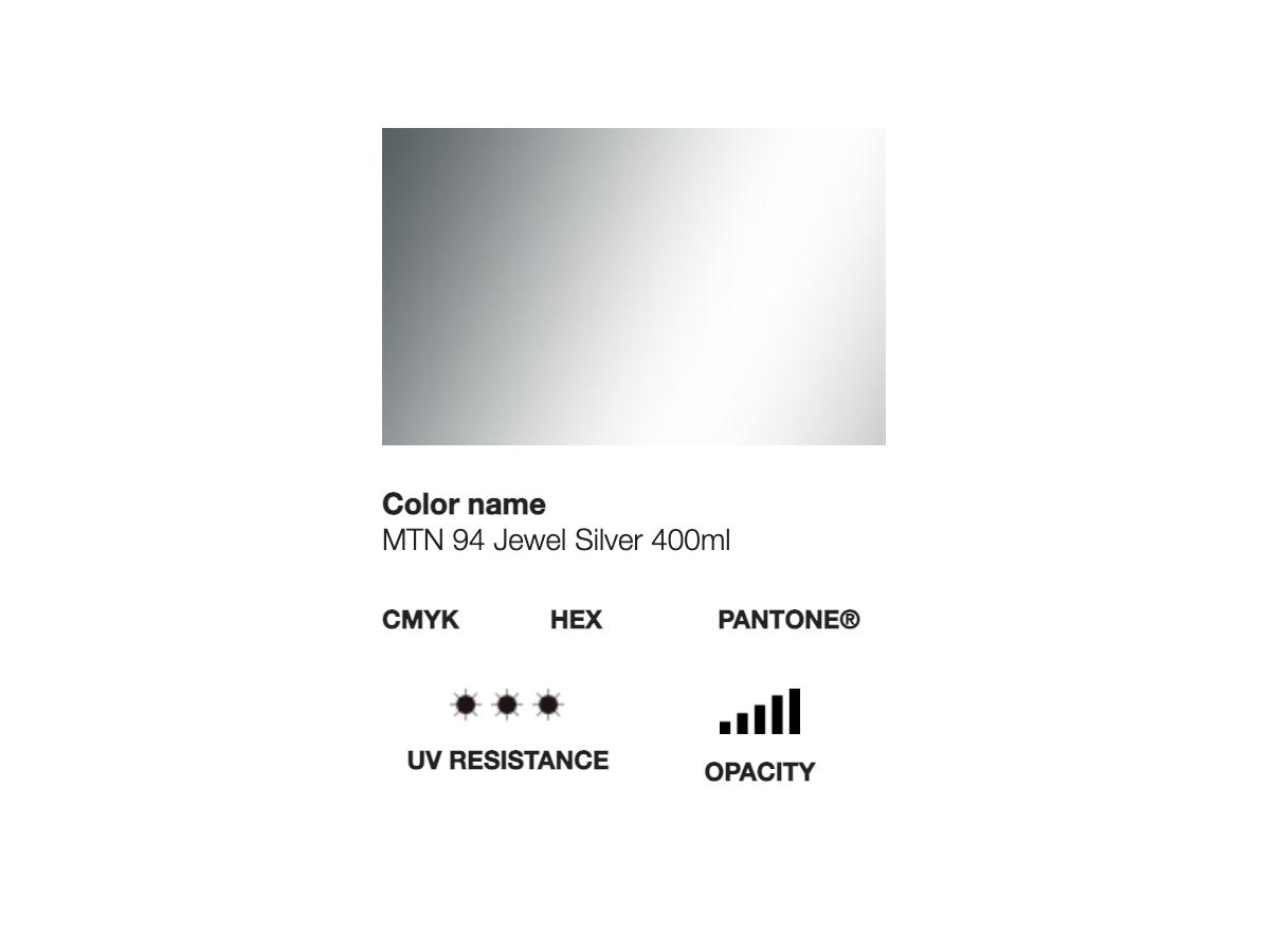 MONTANA 94 400ML JEWEL SILVER 2