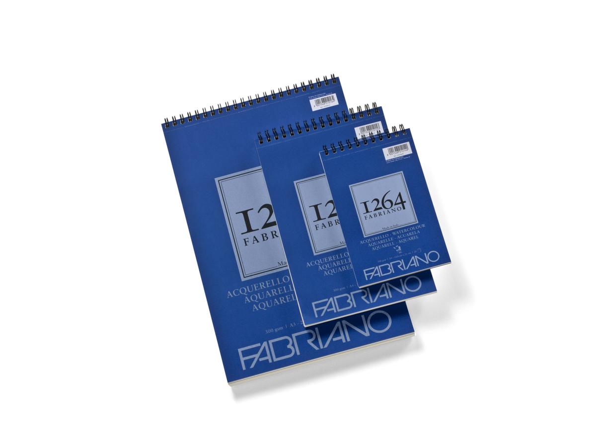 FABRIANO 1264 AQUARELLPAPIER A5 300GR BLOCK 3
