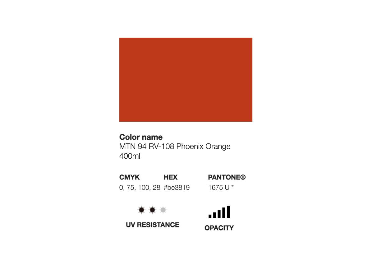 MONTANA 94 400ML RV-108 PHOENIX ORANGE 2