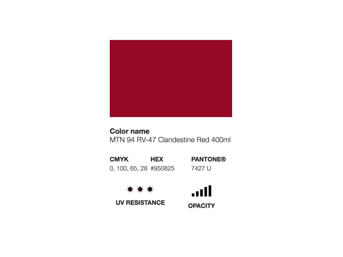 MONTANA 94 400ML RV-47 CLANDESTINE RED 2