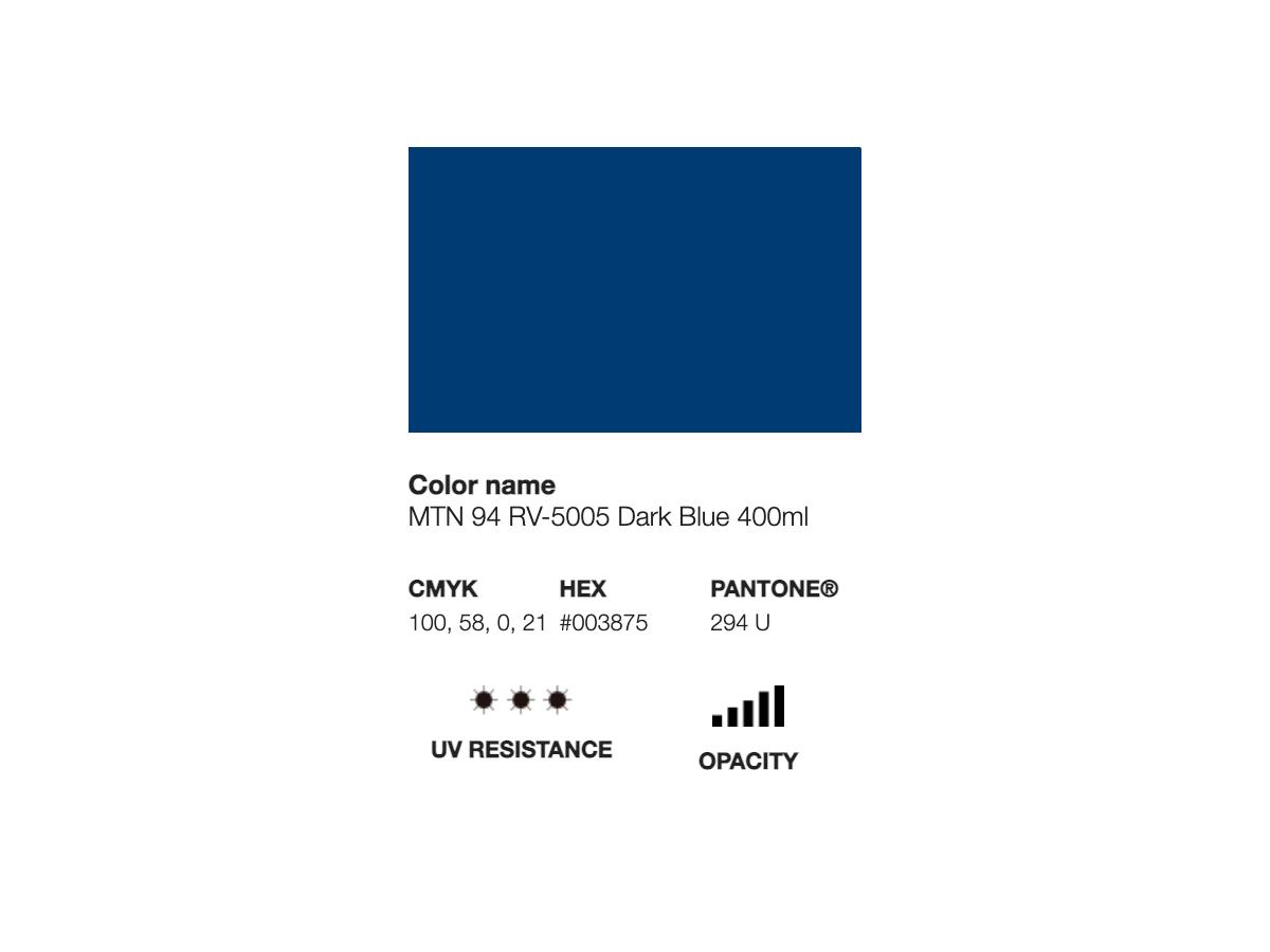 MONTANA 94 400ML RV-5005 DARK BLUE 2