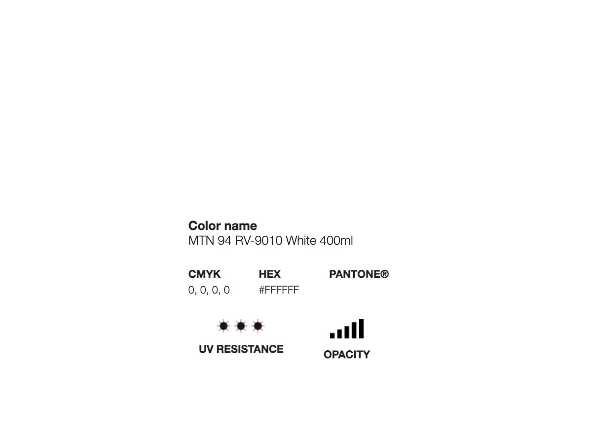 MONTANA 94 400ML RV-9010 WHITE 2