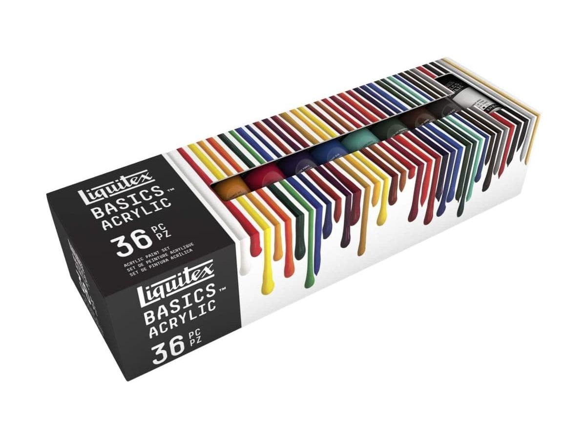 LIQUITEX BASICS ACRYLFARBEN SET 36X22ML 4