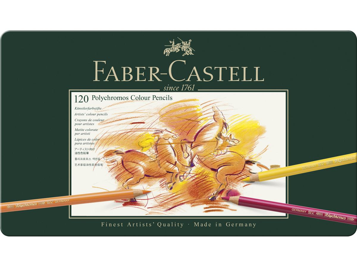 FABER-CASTELL POLYCHROMOS KÜNSTLER-FARBSTIFTE 120 FC-110011 4