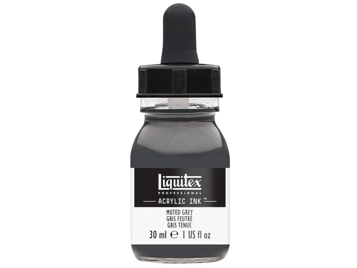 LIQUITEX ARTIST ACRYLIC INK 30ML 505 MUTED GREY 2