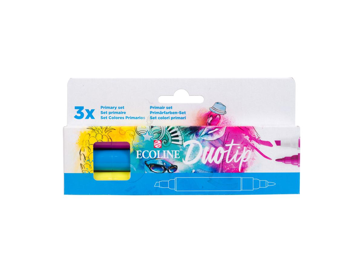 TALENS ECOLINE DUOTIP MARKER SET PRIMÄR 3 STÜCK 4