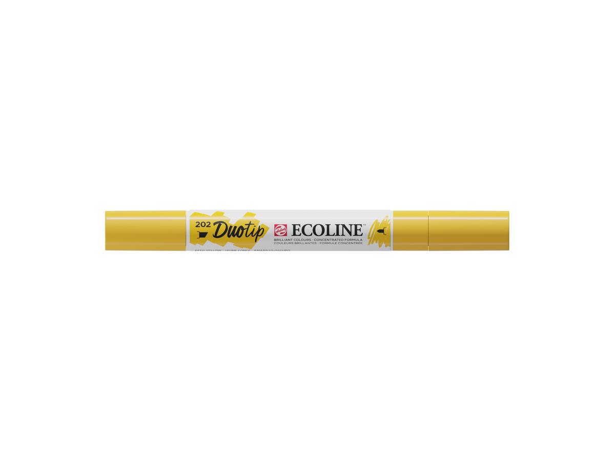 TALENS ECOLINE DUOTIP MARKER DUNKELGELB 202 3